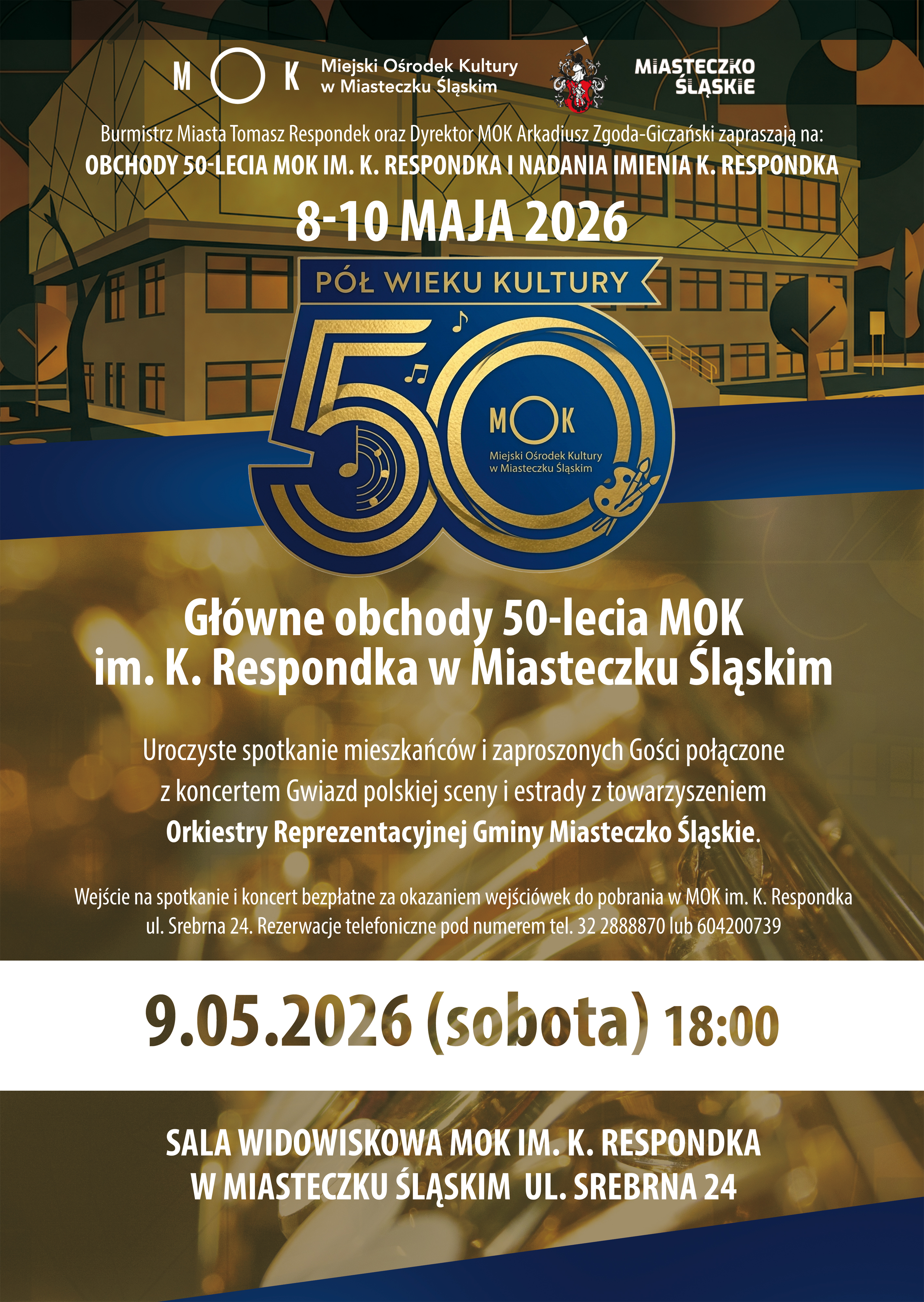 50-lecie MOK im. Krzysztofa Respondka w Miasteczku Śląskim