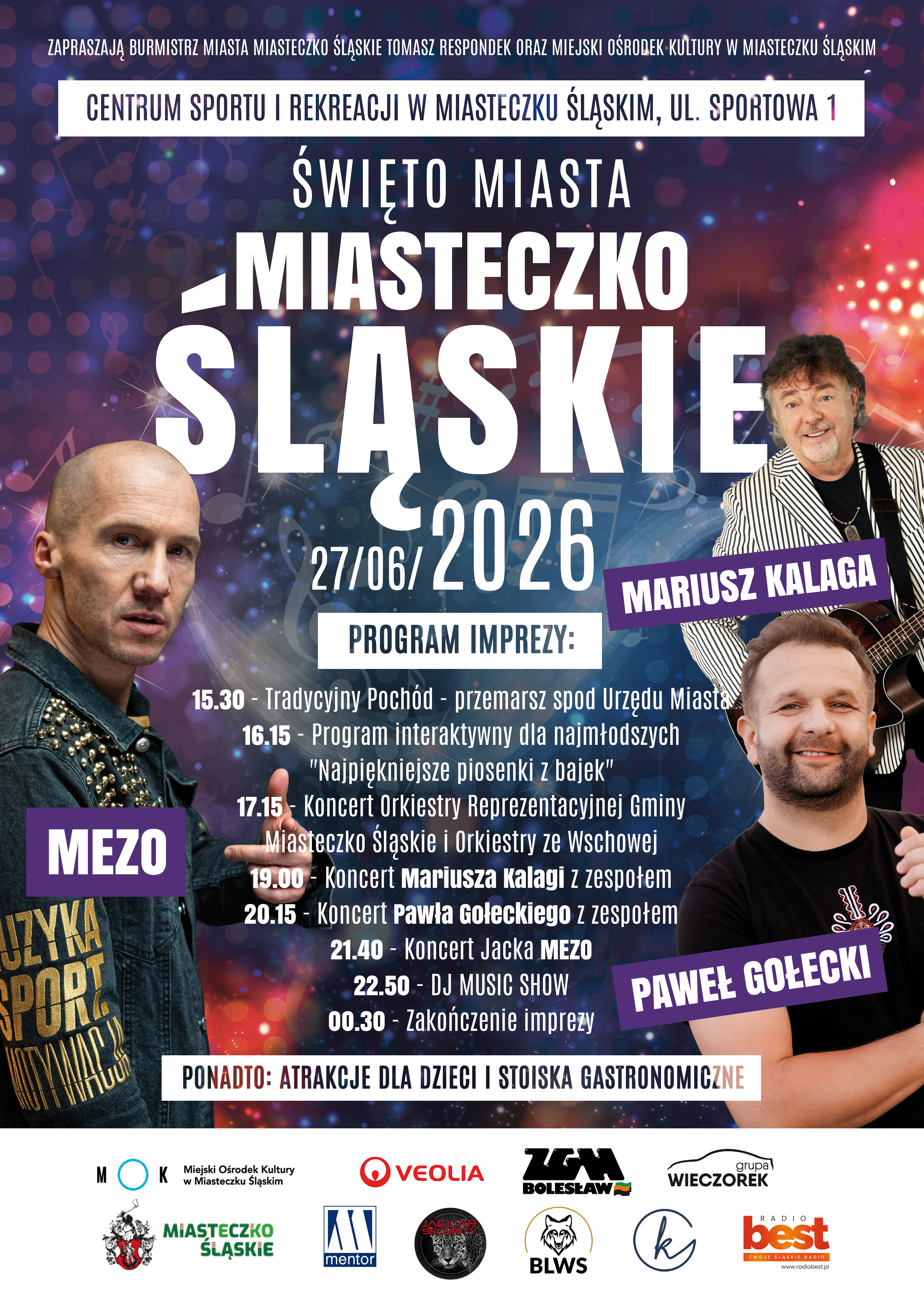 ŚWIĘTO MIASTA MIASTECZKO ŚLĄSKIE 27.06.2026R.