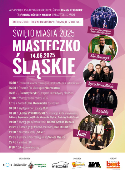 grafika do wpisu: Regulamin Imprezy Masowej - Dni Miasteczka Śląskiego 14.06.2025r.