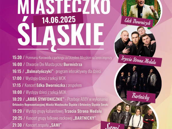 Regulamin Imprezy Masowej - Dni Miasteczka Śląskiego 14.06.2025r.