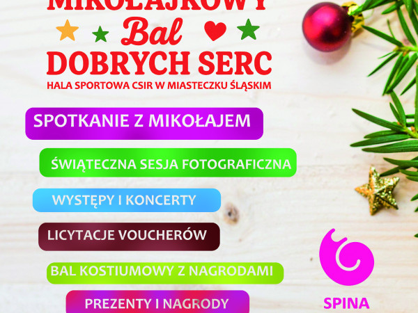 Charytatywny Mikołajkowy Bal Dobrych Serc 07.12.2025r.