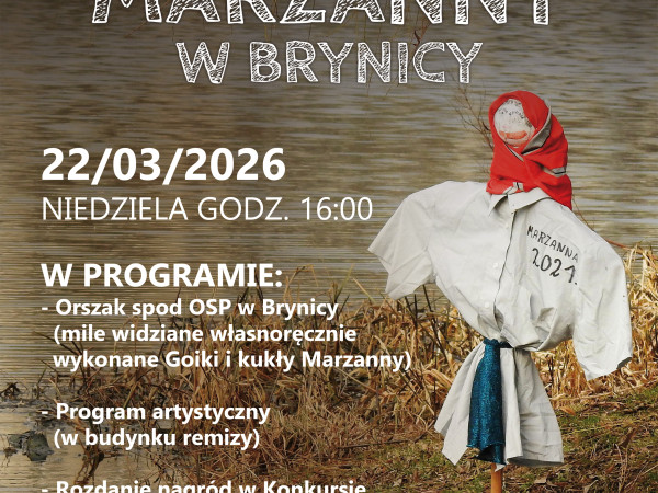 Topienie Marzanny 23.03.2025r. w Brynicy