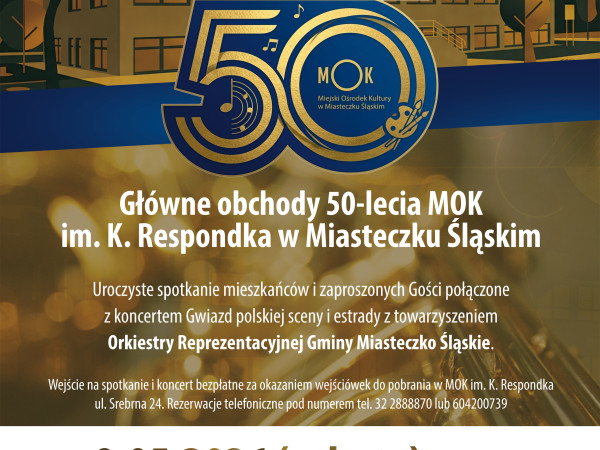 50-lecie MOK im. Krzysztofa Respondka w Miasteczku Śląskim