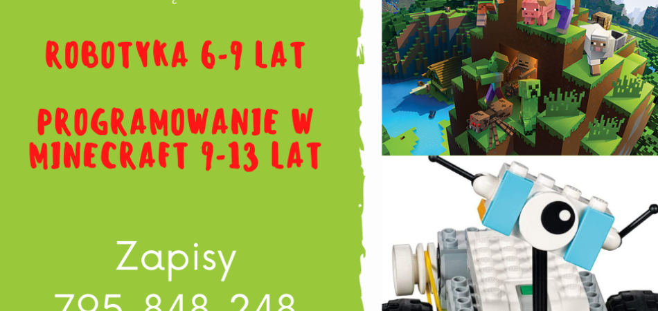 grafika dla wpisu: Zajęcia z robotyki i programowania dla dzieci