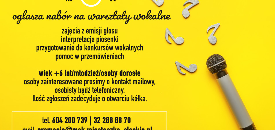 grafika dla wpisu: Nabór na warsztaty wokalne