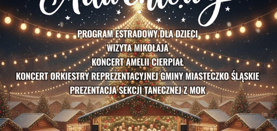 grafika dla wpisu: JARMARK ADWENTOWY W PARKU RUBINA