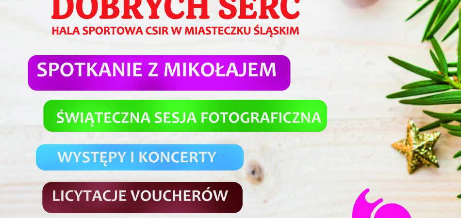 grafika dla wpisu: Charytatywny Mikołajkowy Bal Dobrych Serc 07.12.2025r.